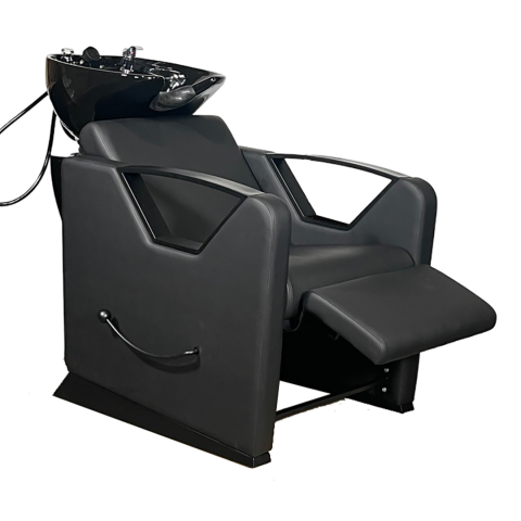 Farin Nera Shampoo Station front right angle leg rest view 