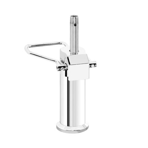 Deco Styling Chair Base With Hydraulic Pump - Standard Chrome Square