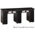 DECO Crystalli (CBUV) Manicure Table - Black