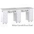 DECO Crystalli (CBUV) Manicure Table - Black