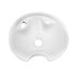 Rosetta Shampoo Bowl - White