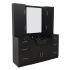 Deco Blake Wet Station Double - Black