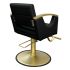 Deco Bora Styling Chair - Black/Gold