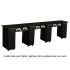 Deco Crystalli (Multi-Sections) Manicure Table Full Top w/ UV