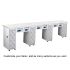Deco Crystalli (Multi-Sections) Manicure Table Full Top w/ UV