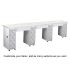 Deco Crystalli (Multi-Sections) Manicure Table Full Top