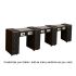 Deco Crystalli (Multi-Sections) Manicure Table w/ UV