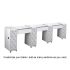 Deco Crystalli (Multi-Sections) Manicure Table