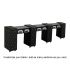 Deco Crystalli Aussi (Multi-Sections) Manicure Table w/ UV