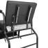 Economy Reclinable Shampoo Chair with Leg Rest - Black