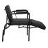 Economy Reclinable Shampoo Chair with Leg Rest - Black