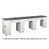 Deco Le Beau (Multi-Sections) Manicure Table Full Top