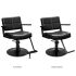 Deco Leland Styling Chair - Black