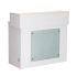 Deco Mona Reception Counter - White