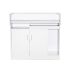 Deco Mona Reception Counter - White