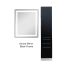 Deco Vitani Tower LED Styling Station - Black