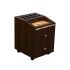 Deco Nadia Pedicure Cart with Granite - Chocolate