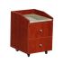 Deco Nina Pedicure Cart with Granite - Classic Cherry