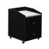 Deco Nina Pedicure Cart with Granite - Black