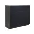 Deco Prism Reception Desk - Black (clearance)