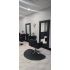 Deco Crystalli Wall Mount Mirror - Black 