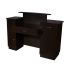Deco Mandy Reception Desk - Dark Cherry (clearance)