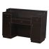 Deco Elizabeth Reception Desk 60'' - Dark Cherry/Mocha (clearance)