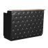 Deco Crystalli Reception Desk 60'' - Black/Black (clearance)