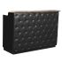 Deco Elizabeth Reception Desk 60'' - Black/Black (clearance)