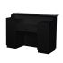 Deco Fab Reception Desk 60'' - Black/Black