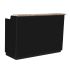 Deco Piazza Reception Desk 60'' - Black/Black