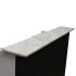 Deco Fab Reception Desk 60'' - White/Black