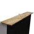Deco Piazza Reception Desk 60'' - Black/Black