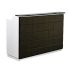 Deco Fab Reception Desk 60'' - White/Black
