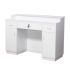 Deco Crystalli Reception Desk 60'' - White/White (clearance)