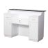 Deco Elizabeth Reception Desk 60'' - White/White (clearance)