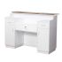 Deco Elizabeth Reception Desk 60'' - White/White (clearance)