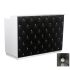 Deco Crystalli Reception Desk 60'' - White/Black (clearance)
