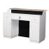 Deco Fab Reception Desk 60'' - White/Black