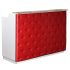 Deco Elizabeth Reception Desk 60'' - White/Red (clearance)