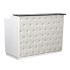 Deco Crystalli Reception Desk 60'' - White/White (clearance)
