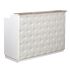 Deco Elizabeth Reception Desk 60'' - White/White (clearance)