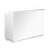 Deco Piazza Reception Desk 60'' - White