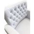 Deco Crystalli Customer Chair - White 