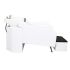 Deco Avery Shampoo Bed Station - White (Clearance)