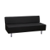 Deco Piazza Reception Bench - Black