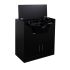 Deco Bentley Shampoo Cabinet with Counter - Black
