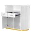 Deco Tinsley Tambour Reception Desk - 47