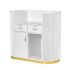 Deco Tinsley Tambour Reception Desk - 47