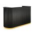 Deco Tinsley Tambour Reception Desk - 63